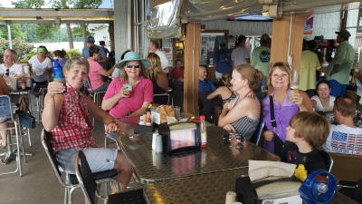 LMPS Members Enjoy The Grill