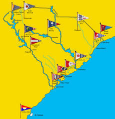D/26 Map Pinpointing Squadron Locations
